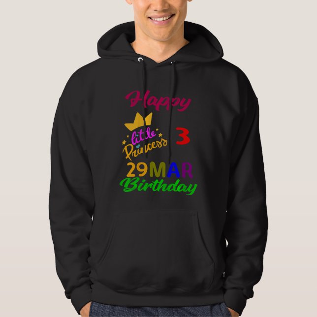 Sudadera Niños marchan Chicas Cumpleaños 29 de marzo 3° Ani (Anverso)