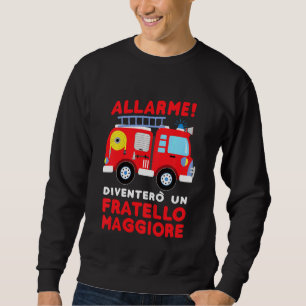 Sudadera Niños Me Convertiré En Un Hermano Mayor, Fuego Tru