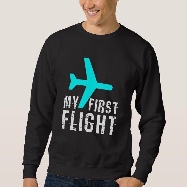 Sudadera Niños Mi primer vuelo (Anverso)