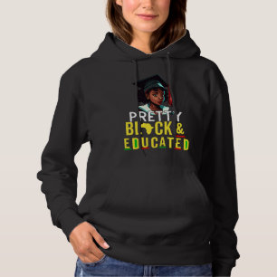 Sudadera Niños Negros y Educados Jóvenes Chica Negra Af