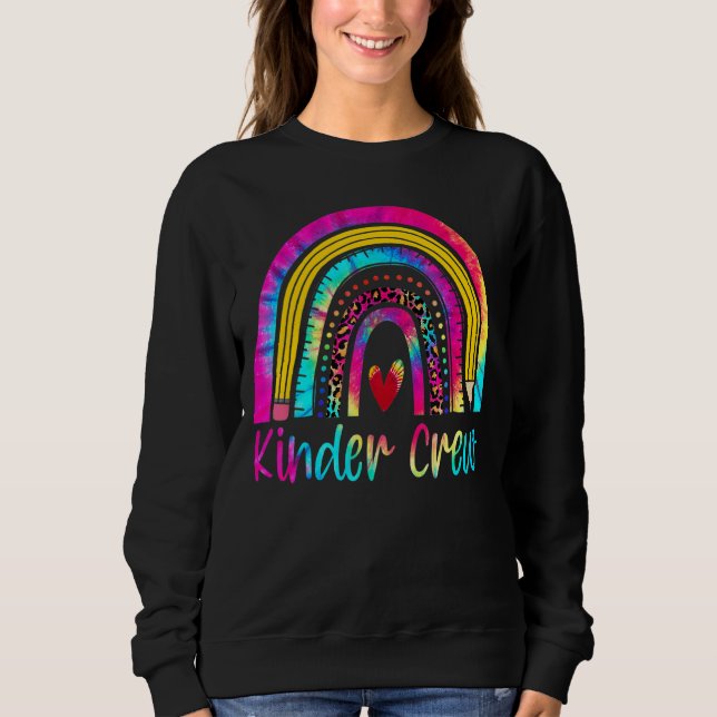 Sudadera Niños niños niños con lazos de arcoiris en guarder (Anverso)