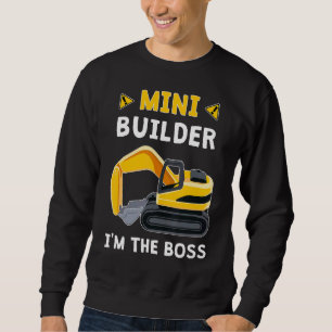 Sudadera Niños Niños Niños Niños Pequeños Mini Constructor
