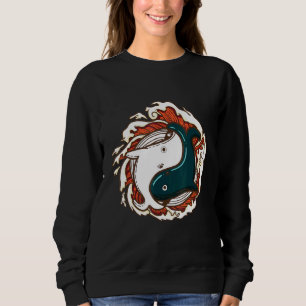 Sudadera Niños Orcas Whale Orca Yin Y Yang Animal Moti