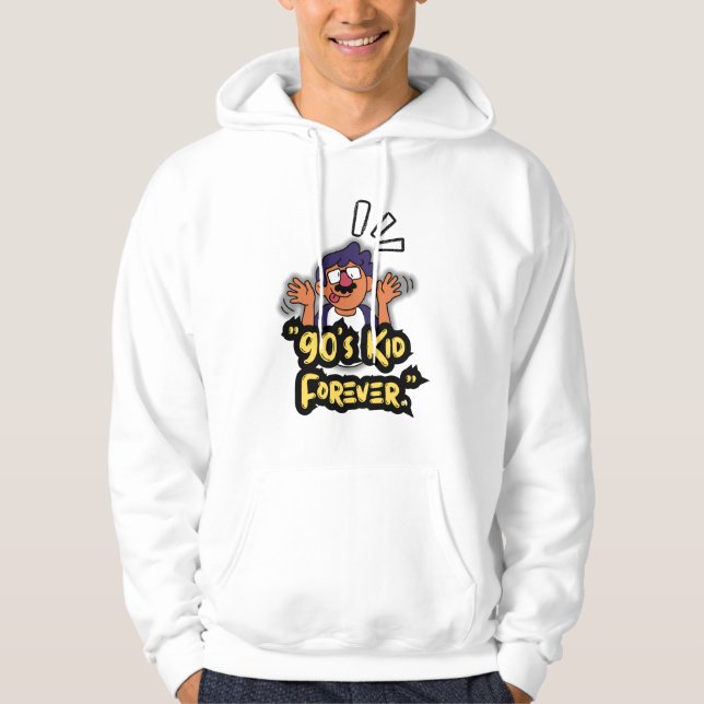 Sudadera Niños para siempre de los años 90 - Nostalgia Edic (Anverso)