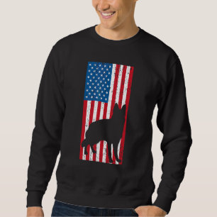 Sudadera Niños Pastor Alemán Niños GSP Perro Patriótico Ame