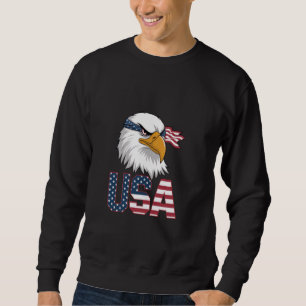 Sudadera Niños patriotas de la camiseta de EE.UU. águilas m
