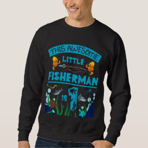 Sudadera Niños Pequeño Pescador Ahora 1 Mar Pescador 1 Bir