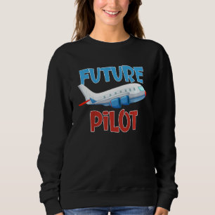 Sudadera Niños Pequeños Piloto En El Futuro, Niños Pequeños