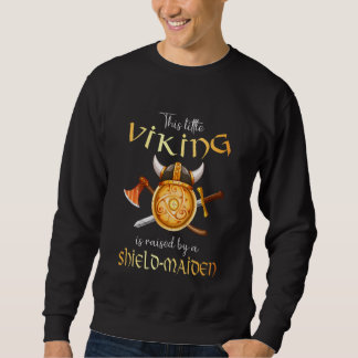 Sudadera Niños Pequeños Viking Criados Por Niños Con Matríc