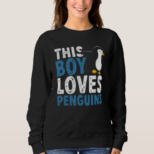 Sudadera Niños Pingüino A Este Chico Le Aman Los Pingüinos