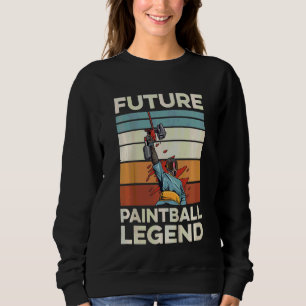 Sudadera Niños Pintball Jugando Por Tu Futuro Pintballer