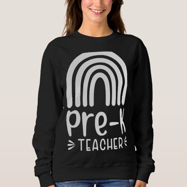 Sudadera Niños pre educación preescolar en arco iris preesc (Anverso)