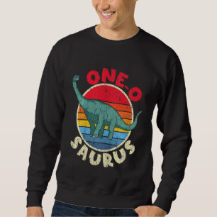 Sudadera Niños Primer cumpleaños Uno O Saurus I Brachiosaur