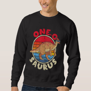 Sudadera Niños Primer cumpleaños Uno O Saurus I Parasaurolo