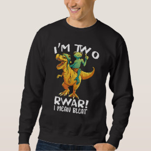 Sudadera Niños Rawr Tengo 22 años Rex Dinosaurio Rex 2
