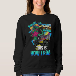 Sudadera Niños Rawr Tengo 26 Años 26 Rex Cumpleaños para Bo