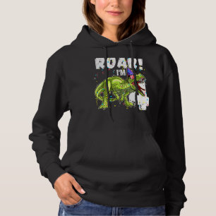 Sudadera Niños Rawr Tengo 4 años Dinosaurios Dinosa