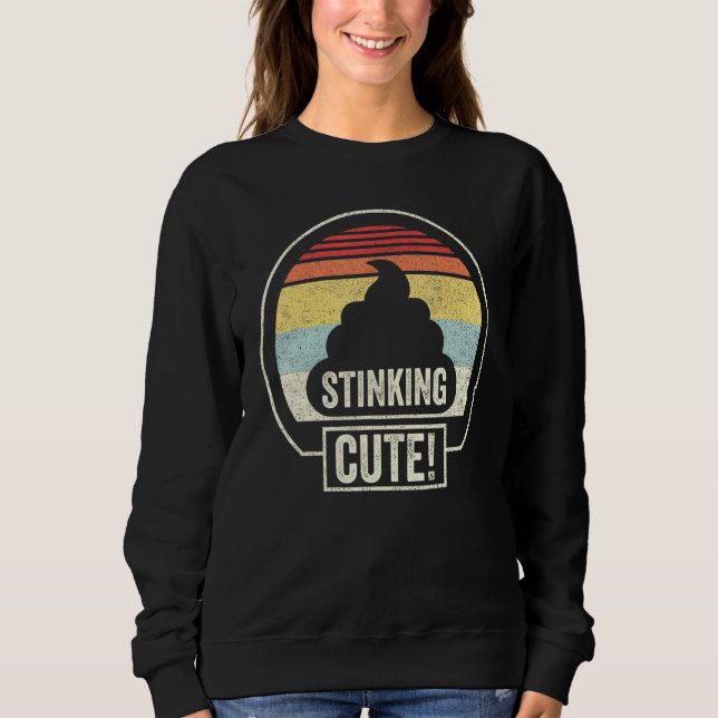Sudadera Niños retro vintage apestosos (Anverso)