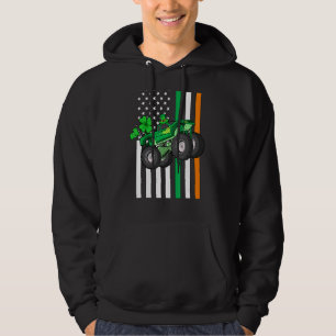 Sudadera Niños San Patricio Camión Monstruo del Día Shamroc