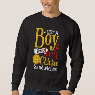 Sudadera Niños Sandwich de pollo Niños Chicken Burger