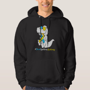 Sudadera Niños Síndrome de Down T Rex Dinosaur Trisomy T2