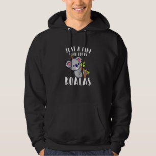 Sudadera Niños   Solo una chica que ama los koalas australi