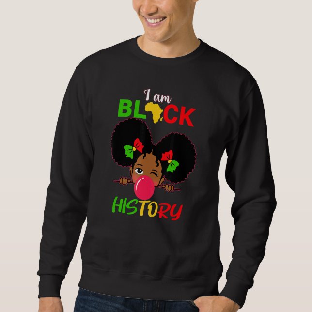 Sudadera Niños Soy Chica de Historia Negra Principito Melan (Anverso)