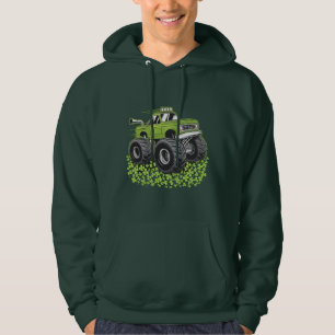 Sudadera Niños St Patricks Day Niño Afortunado Monstruo Cam