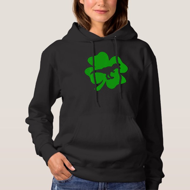 Sudadera Niños T Rex Shamrock Cute Saint Patricks Day Dinos (Anverso)