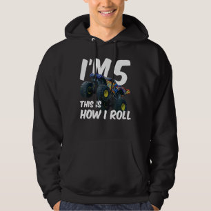 Sudadera Niños, tengo 5 años, así es como rollo el Camión d