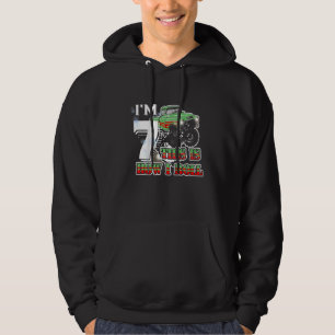 Sudadera Niños tengo 7 años Así Rueda Mi Camión Monstruo