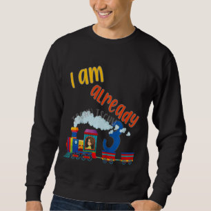 Sudadera Niños Tercer niño de cumpleaños Tractor de 3 años