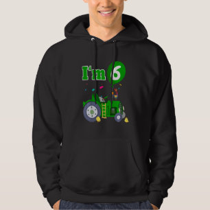 Sudadera Niños Tractor I m 6 Six Farm Barnyard 6th Bir