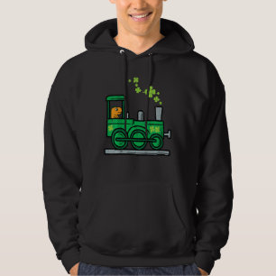 Sudadera Niños Trex Train Shamrock Cute St Patricks Day Niñ