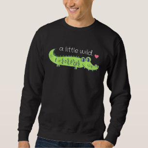 Sudadera Niños Un Pequeño Cocodrilo Silvestre Alligator Chi