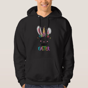 Sudadera Niños unicornio conejito de Pascua Chica de niños