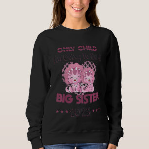 Sudadera Niños, voy a ser la hermana mayor del embarazo de