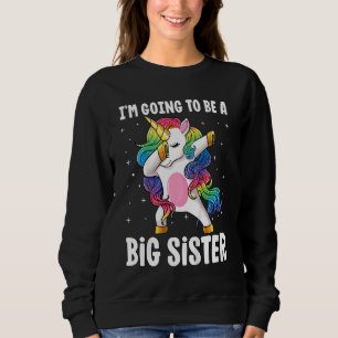 Sudadera Niños, voy a ser un gran Chica hermana mayor