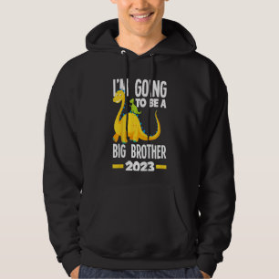 Sudadera Niños Voy a ser un gran hermano dinosaurio 2023