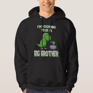 Sudadera Niños voy a ser un hermano mayor dinosaurio