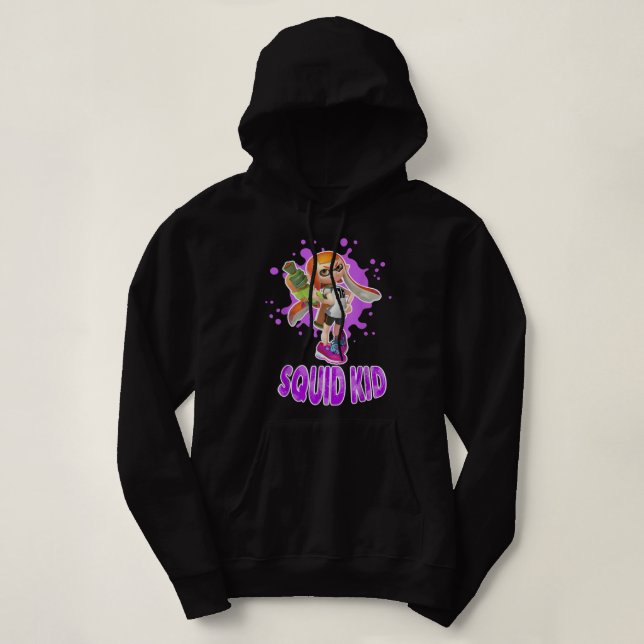 Sudadera Nintendo Splatoon Squid Kid Splat Rosa Gráfica T S (Diseño del anverso)