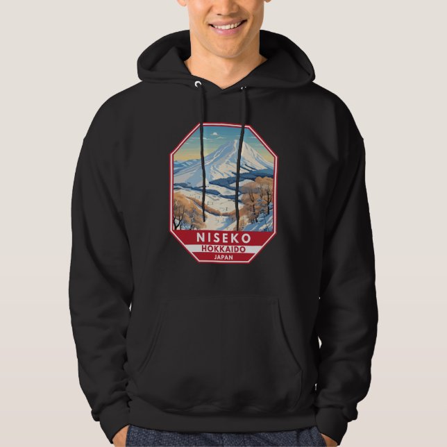 Sudadera Niseko Hokkaido Japón Vintage de viajes de inviern (Anverso)