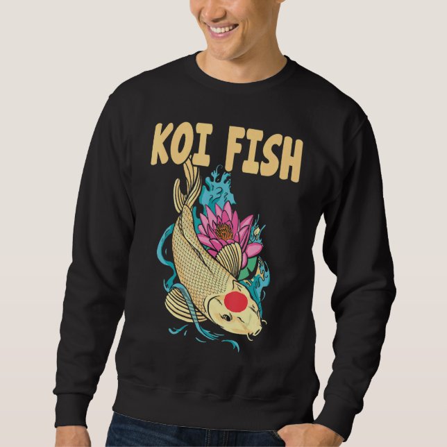 Sudadera Nishikigoi japonés tradicional Koi Fish Koi Fish (Anverso)