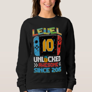 Sudadera Nivel 10 Desbloqueado Impresionante videojuego 201