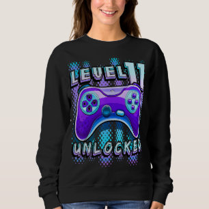 Sudadera Nivel 11 Videojuego desbloqueado 11º Jugador de Cu