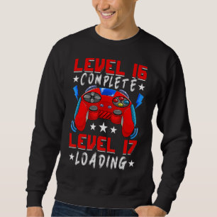 Sudadera Nivel 16 Video Gamer completo 16 cumpleaños 16 año