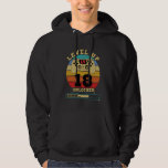 Sudadera nivel 18 Video Gamer desbloqueado 18th Birthday Me<br><div class="desc">Nivel 18 Video Gamer desbloqueado 18º cumpleaños de hombres regalos para mujeres</div>