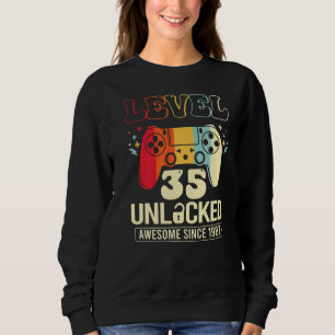 Sudadera Nivel 35 Desbloqueado Impresionante videojuego 198