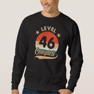 Sudadera Nivel 46 Retro Completo 46º Aniversario Boda De O