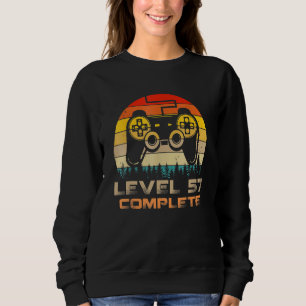 Sudadera Nivel 57 Completado  Celebra tu 57º Aniversario de